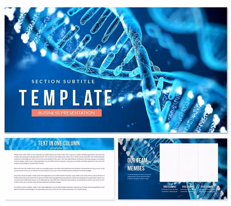 Genetic Testing Keynote Templates