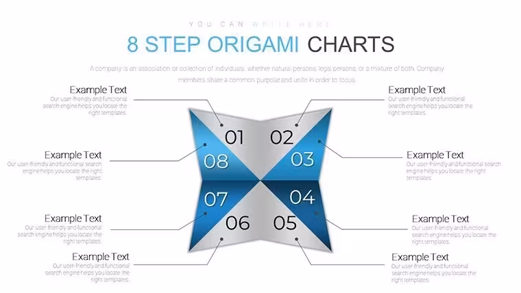 Keynote Origami Matrix Charts - Fully Editable | ImagineLayout