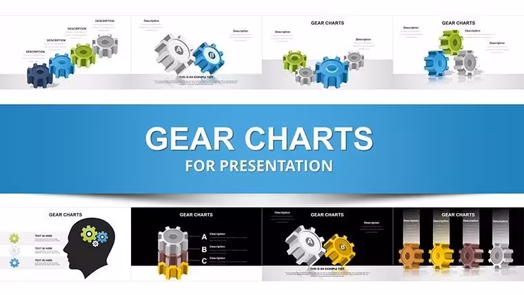 Gear Up Your Insights with 3D Gear Information Keynote Charts