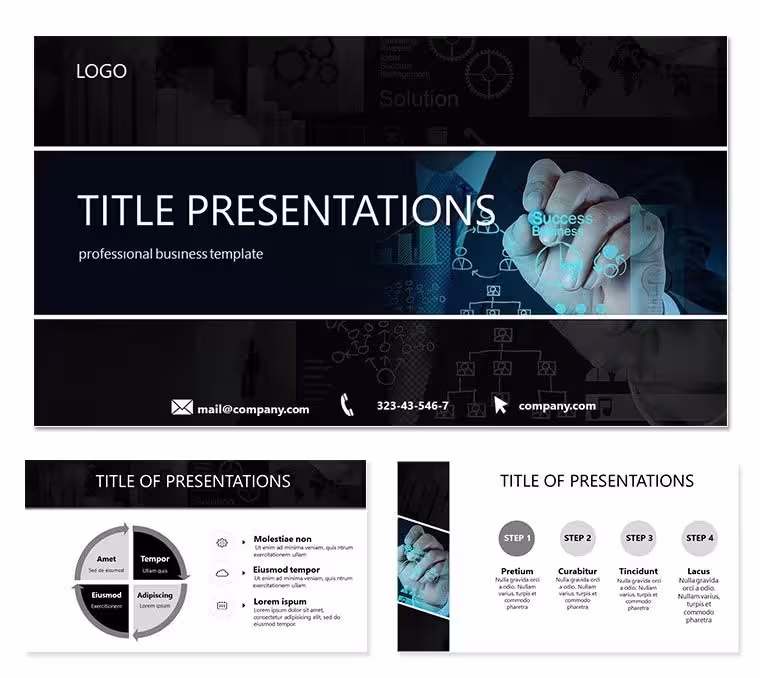 Marketing Solutions PowerPoint template