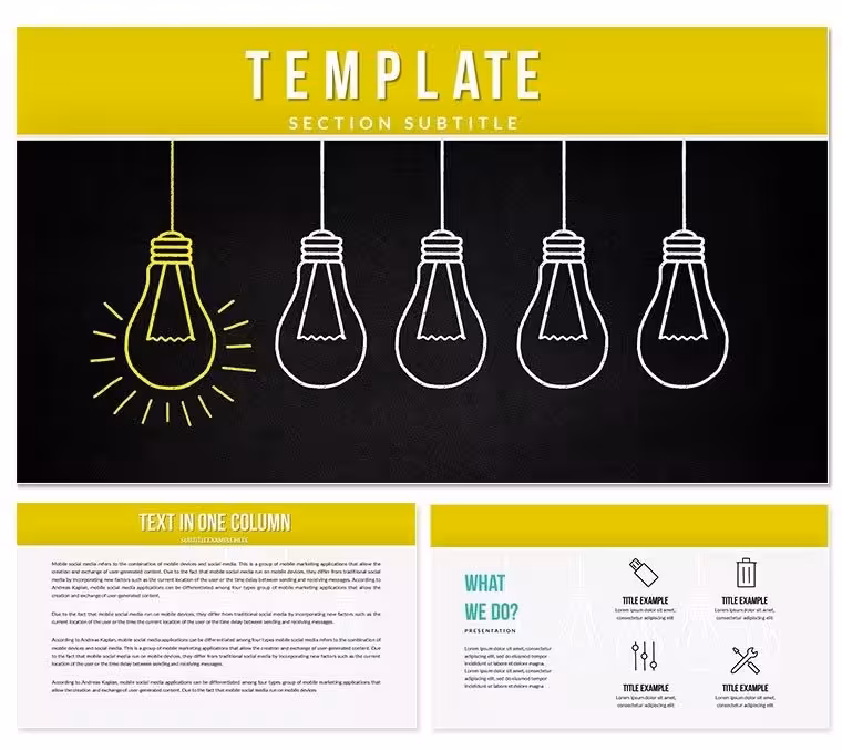 Main Idea Keynote templates Presentation