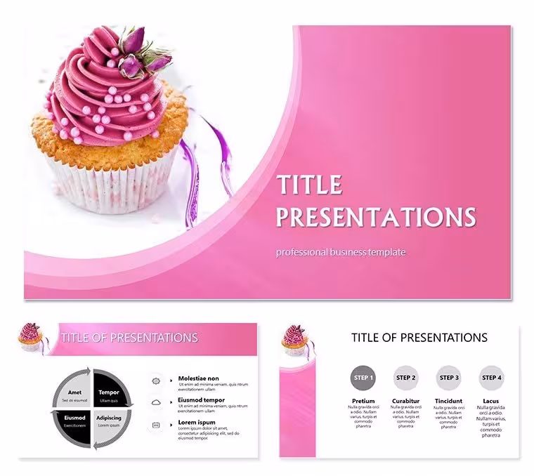 Cake PowerPoint Template: Sweeten Your Culinary Storytelling