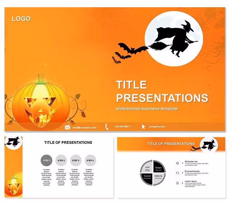 Take Flight with the Flying Witch Keynote Template