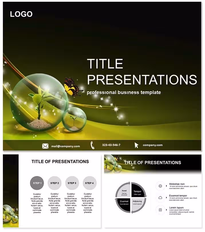 Wildlife Conservation Keynote Template Themes