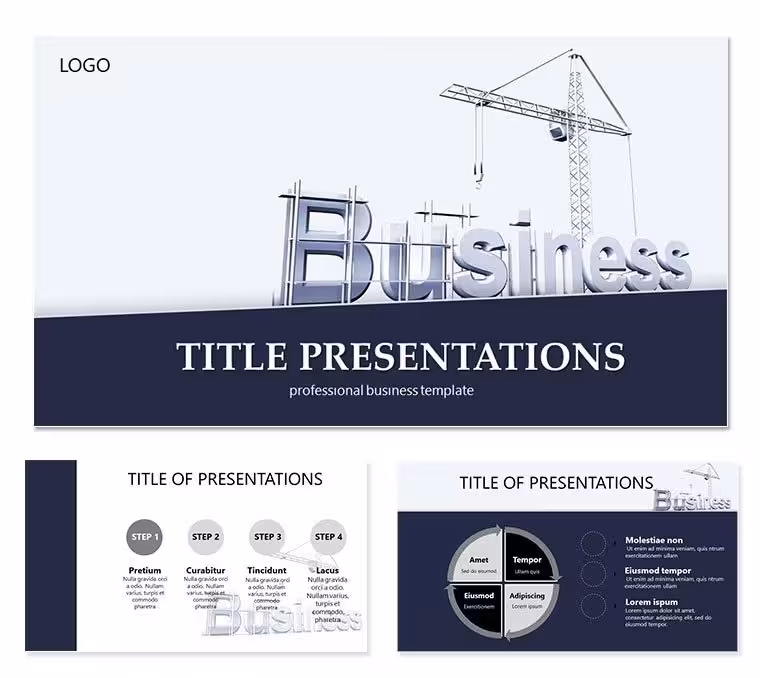Our Construction Business Keynote Templates - Download