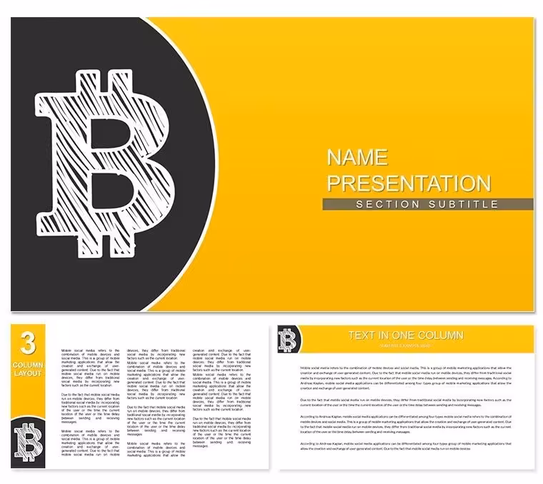 Bitcoin Crypto Keynote Template - Fully Editable KEY | ImagineLayout
