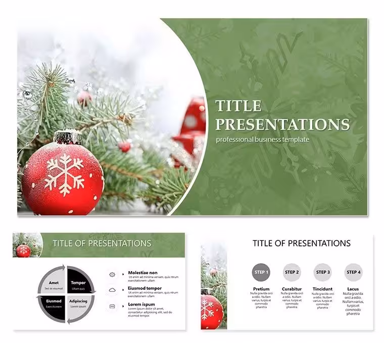 Christmas, Great Family Holiday PowerPoint Template