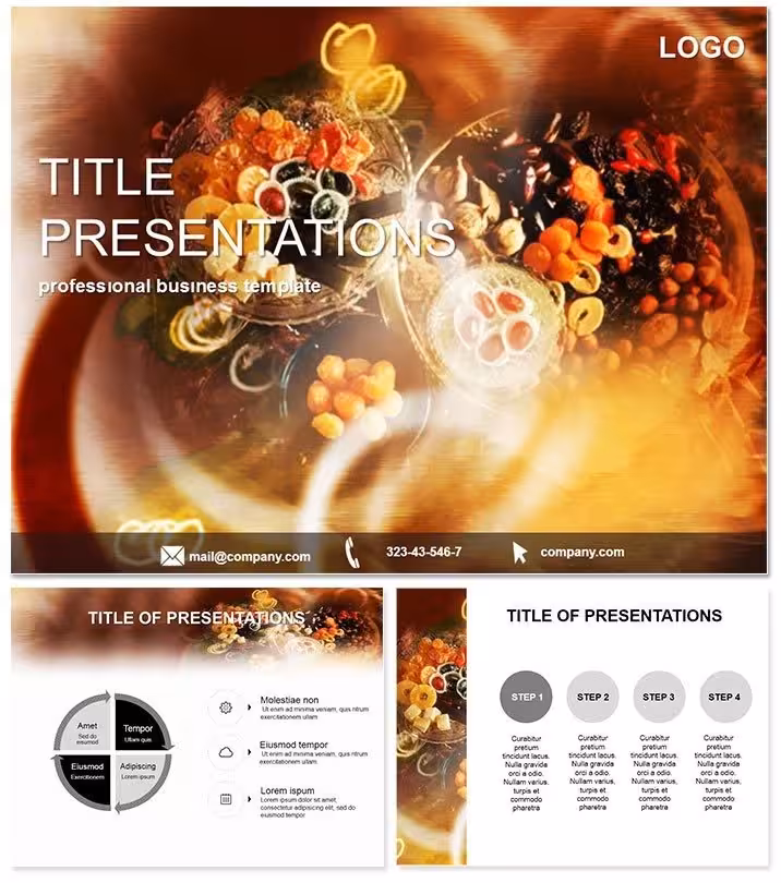 Sweet Table Delights PowerPoint Template