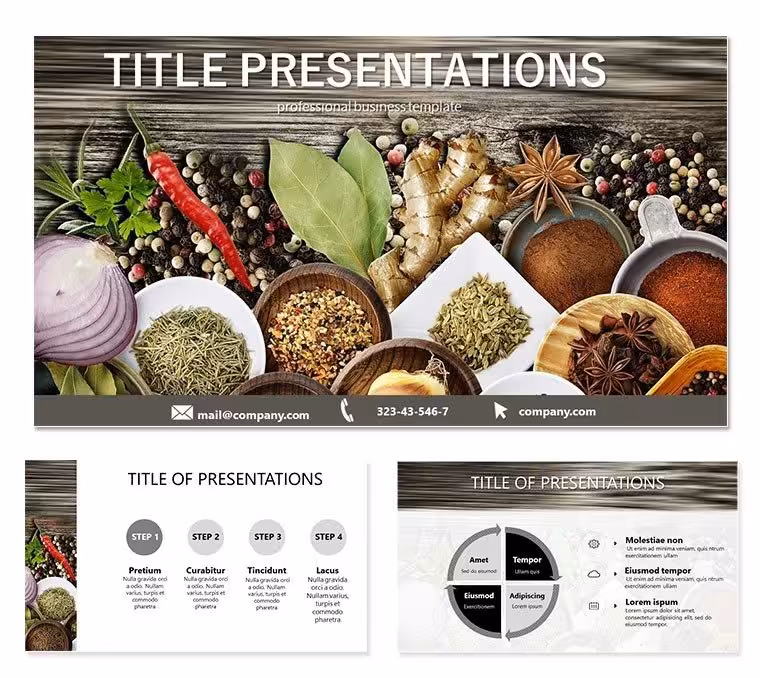 Spice Keynote template Presentation