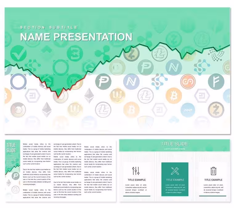 Live Crypto Prices Keynote Template: Pulse of the Market