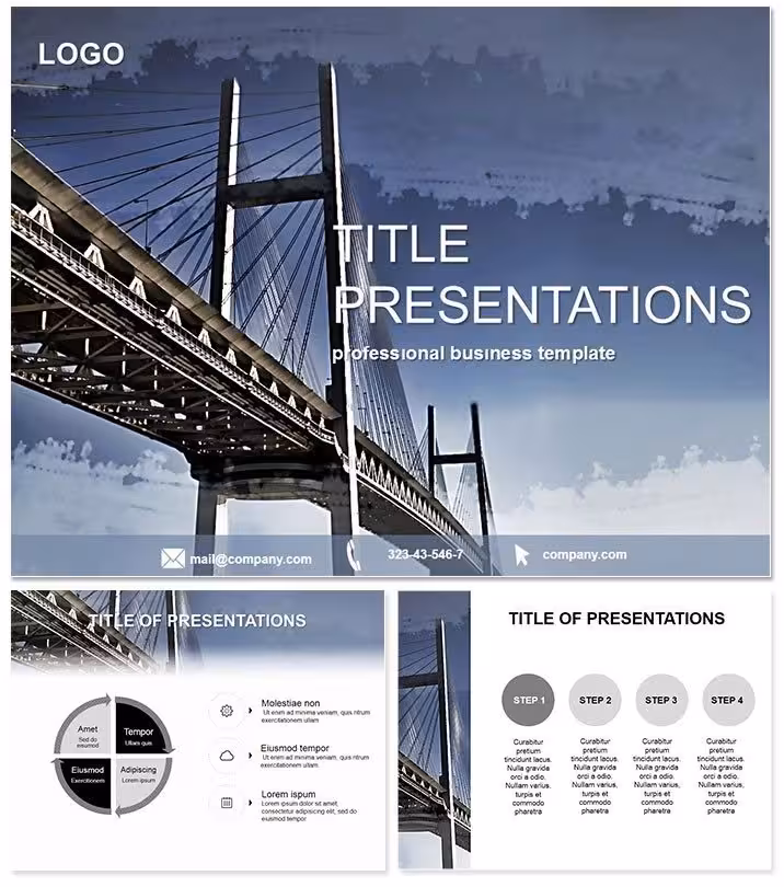 Bridge Construction PowerPoint Slides