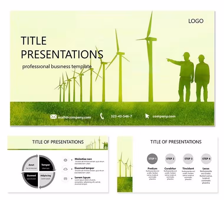 Wind Energy PowerPoint template