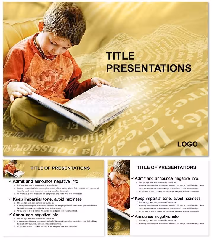 Education: Teach Child to Read PowerPoint Template