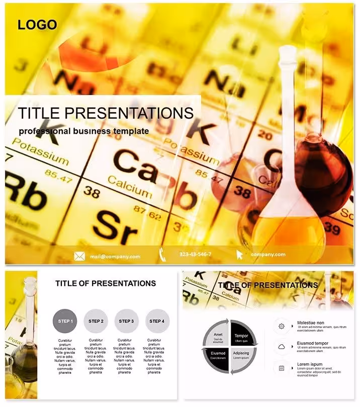 Chemistry Study Keynote Template: Ignite Learning with Visual Precision