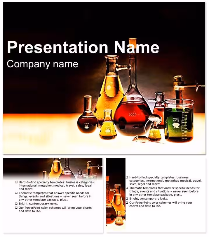 Chemistry Lab PowerPoint Template: Visualize Experiments Effortlessly