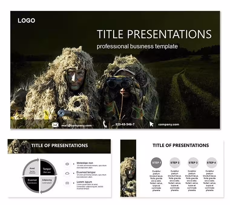 Sniper Ambush PowerPoint Template: Strike with Strategic Visuals