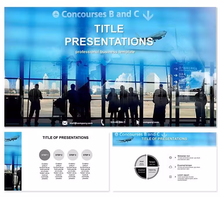 Airport and Passengers Keynote Template