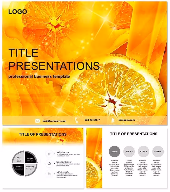 Lemon Juice Versatile PowerPoint Template