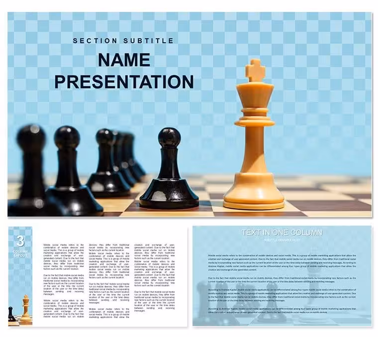 Artificial Intelligence Chess Keynote Template for Presentation