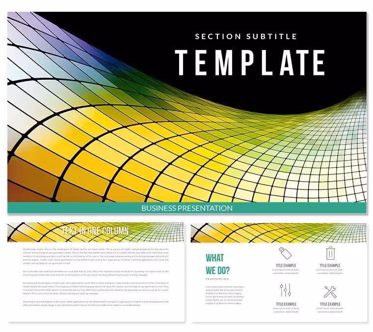 Pixel Shift Keynote template