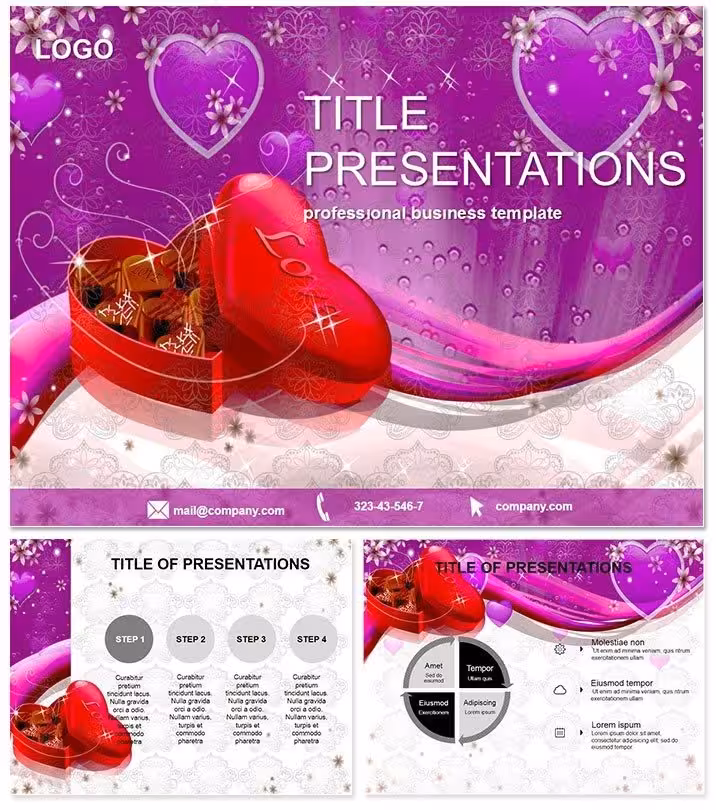 Red Heart Valentine Keynote Theme