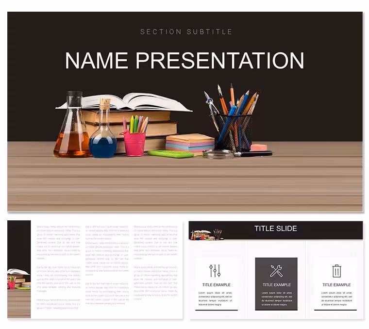 Apprenticeship Teaching Aids Keynote Template: Igniting Skill Sparks