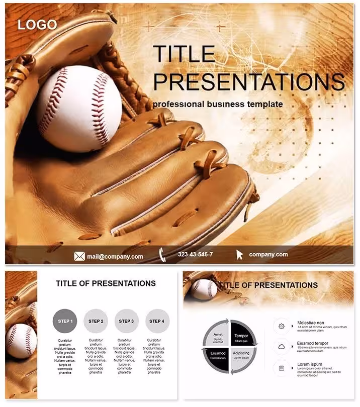 Baseball Glove Keynote Template: Score Big with Visuals