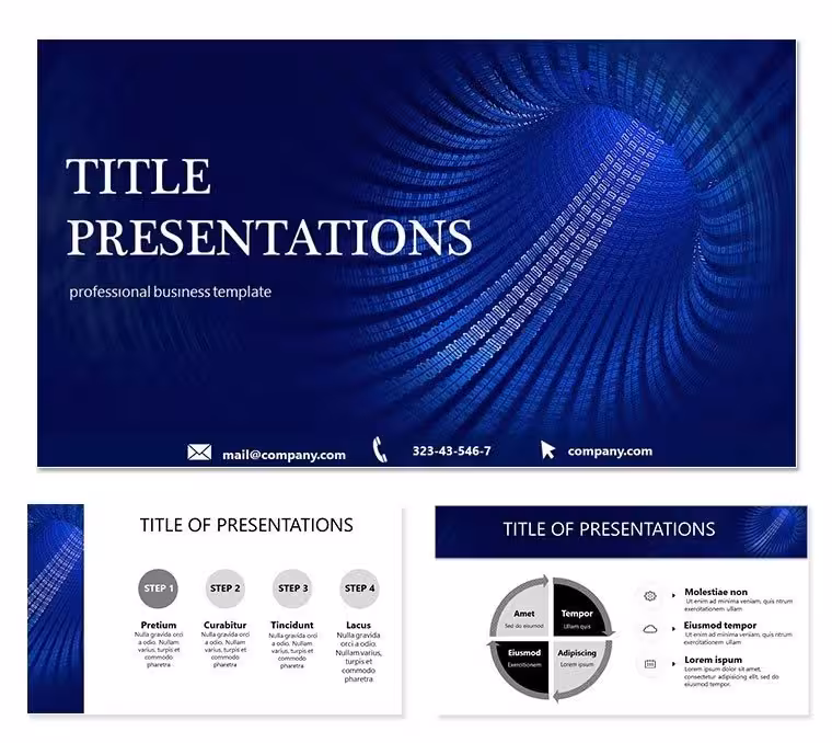 Tunnel Code Keynote templates