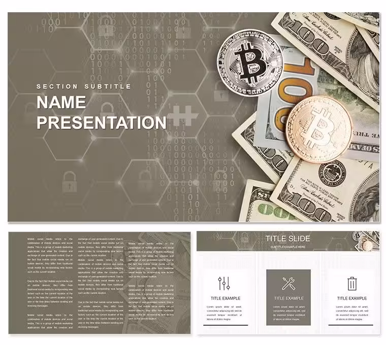 Crypto Trading Platform Keynote Template: Chart the Trade