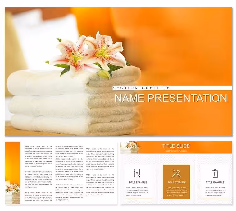 Vibrant Hotel Services Keynote Template