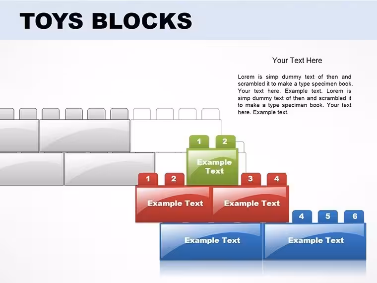 Toy Blocks Keynote Template: Playful & Professional