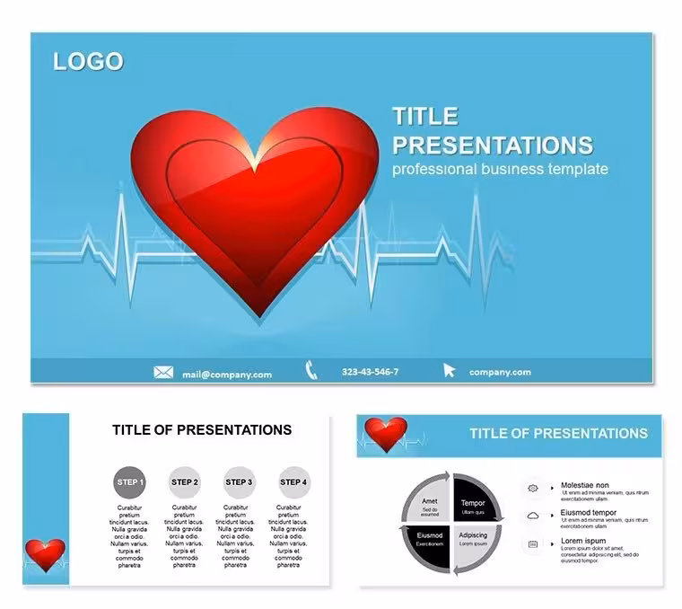 Rhythm of Heart Keynote Template