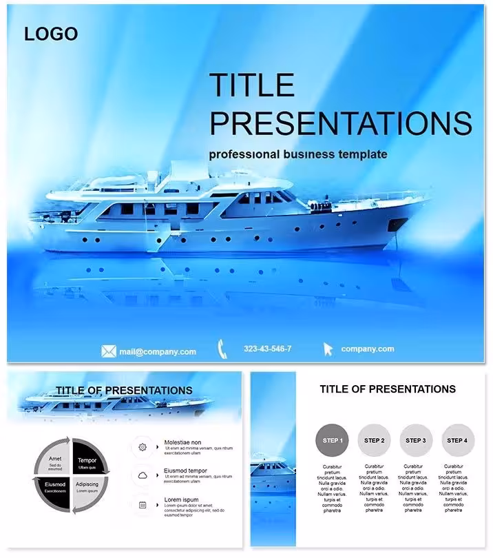 Cruise Ships PowerPoint Template