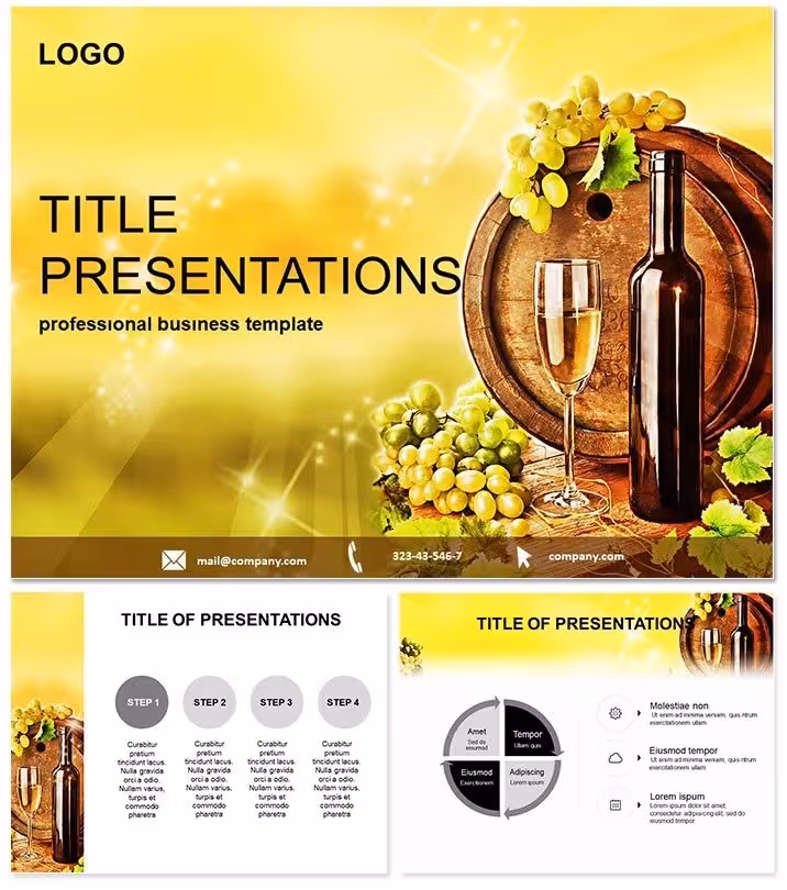Wine Guide Keynote Template for Pros