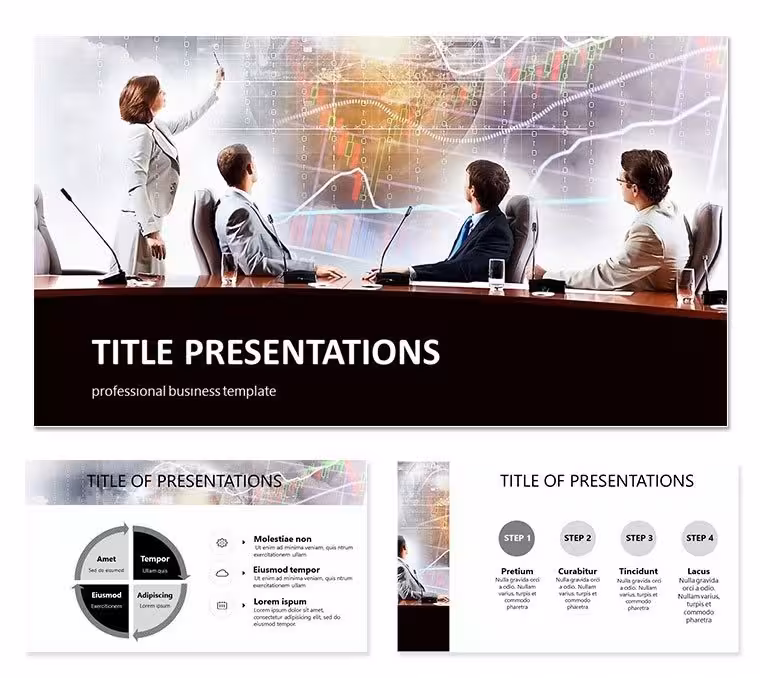 Business Presentation PowerPoint Template: Data-Driven Excellence