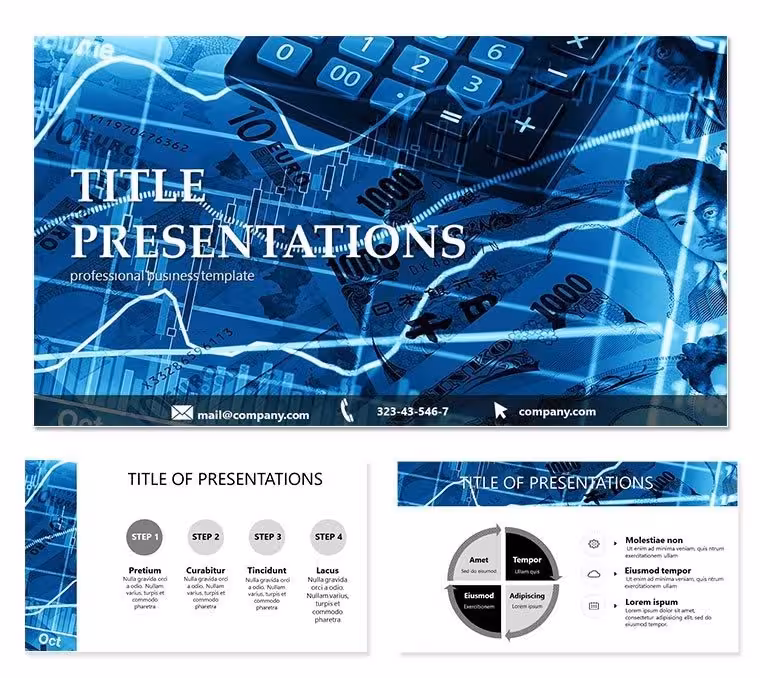 Foreign Currency Exchange Rate Keynote templates