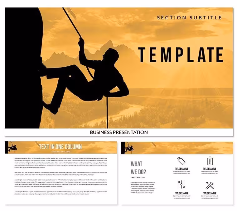 Climb to the Top Keynote templates