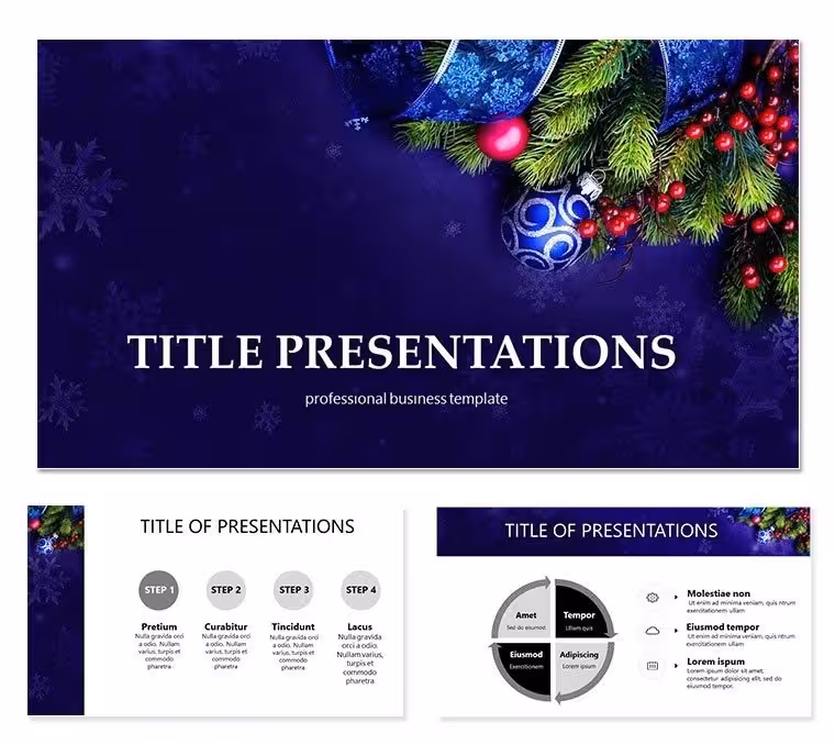 Christmas Traditions and Customs Keynote Template Presentation