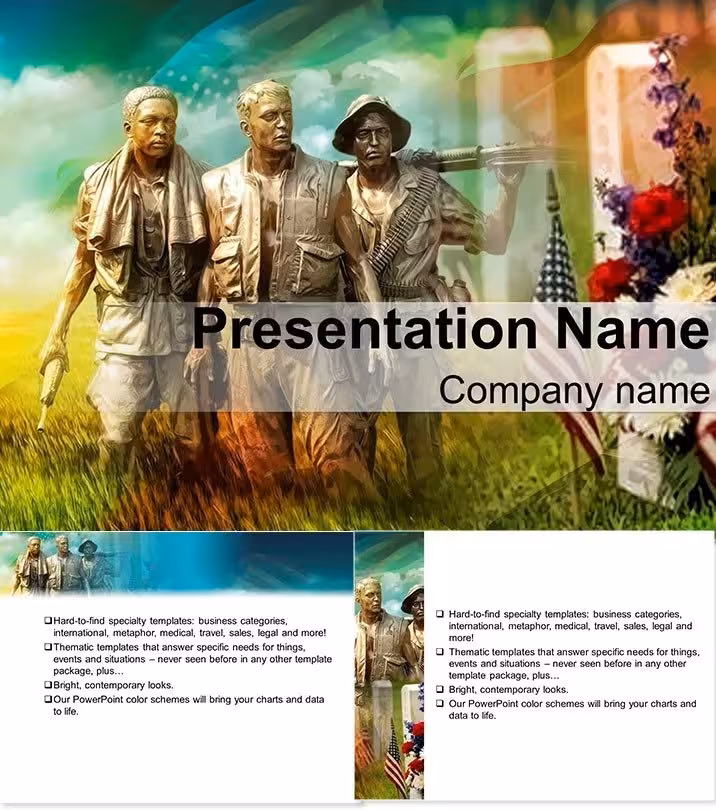 Memorial Day Honors PowerPoint Template