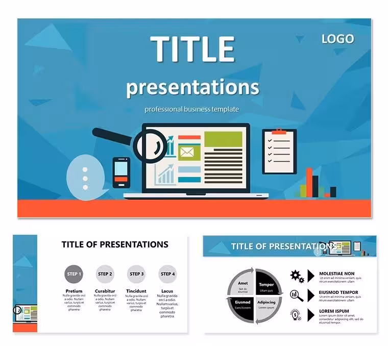 Website Development Keynote Template for Presentation