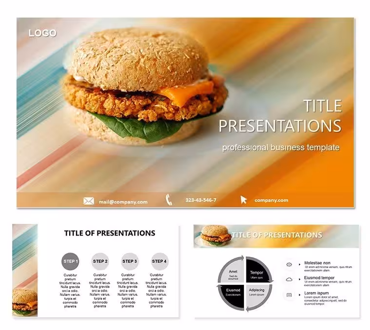 Sandwich Keynote Template: Layer Up Engaging Eats Narratives