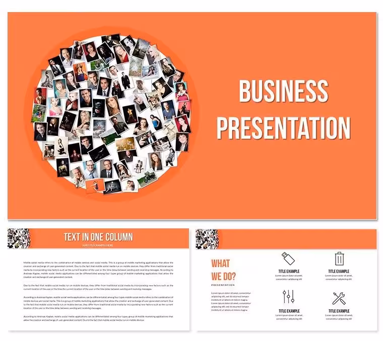 Social Media : Social Innovation Keynote Template Presentation
