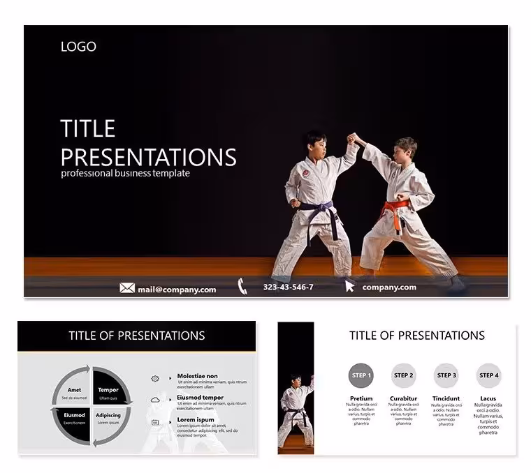 Karate for Kids PowerPoint Template