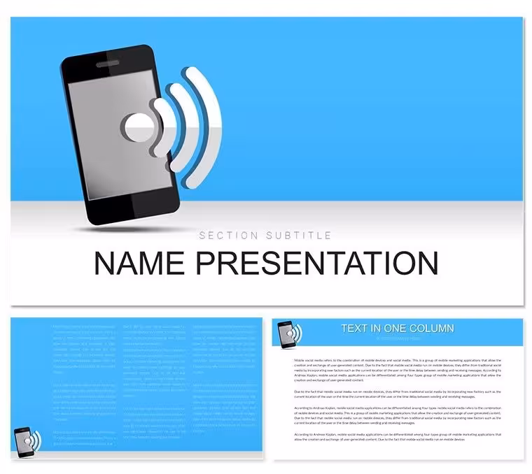 Wi-Fi Themes: Connectivity Keynote Template