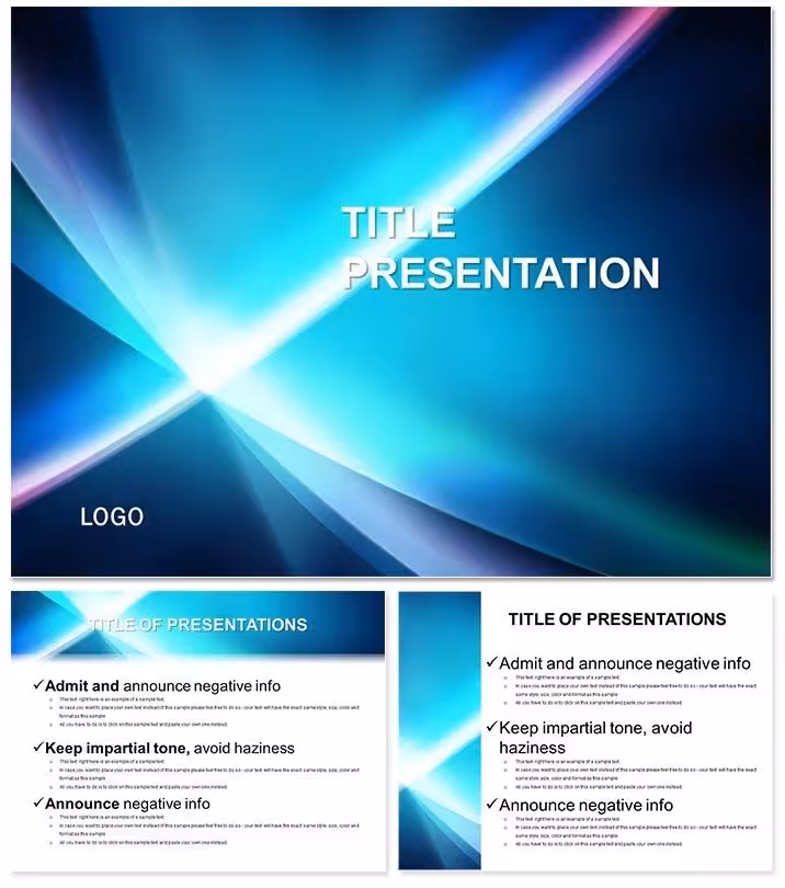 Cosmic Glow PowerPoint Templates