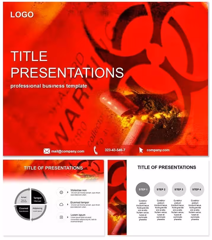 Warning Pills Medicine PowerPoint Template