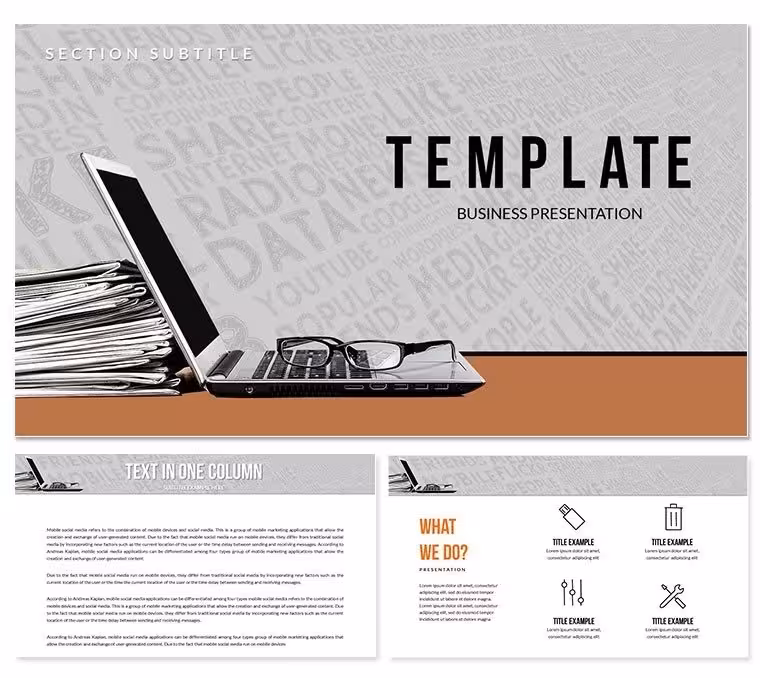 Business Informatics Keynote templates - Themes