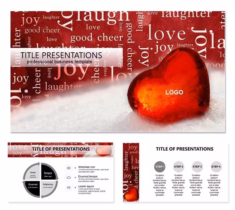 Great Love PowerPoint Template: Ignite Eternal Flames on Screen