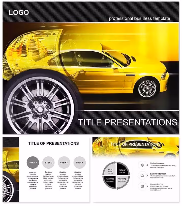 Dynamic Car Parts Keynote Template