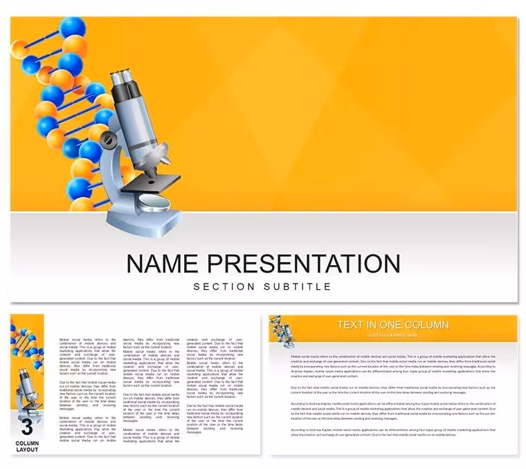Scientific Microscope Templates | Designs, Collection, Download